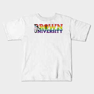 Brown University Pride Logo Kids T-Shirt